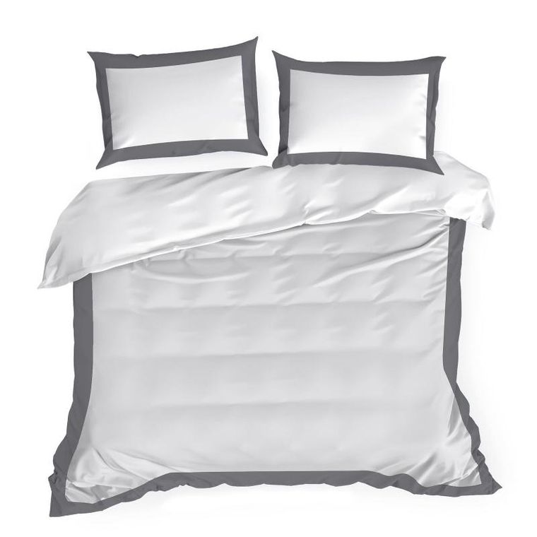 Eurofirany, komplet pościeli, Laura, 160-200 cm, biały
