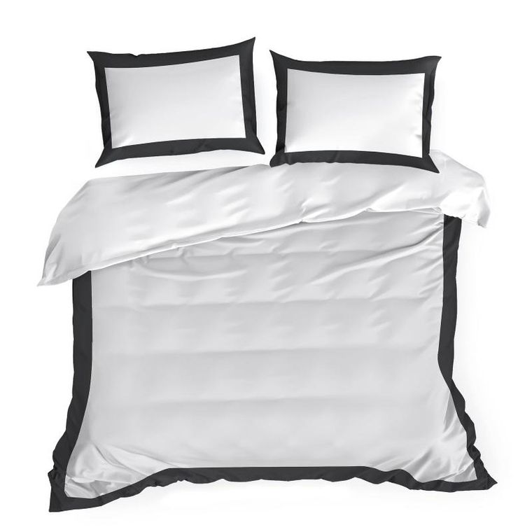 Eurofirany, komplet pościeli, Laura, 220-200 cm, biały