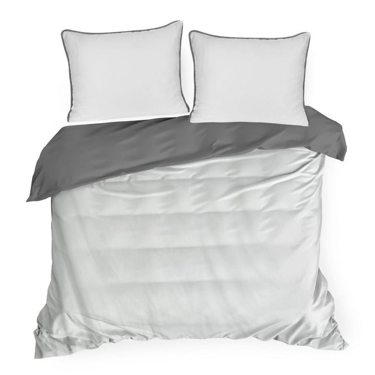 Eurofirany, komplet pościeli, Lunara, 140-200 cm, biały