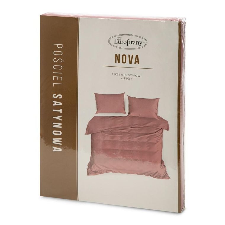 Eurofirany, komplet pościeli, nova3, 180-200 cm, różowy