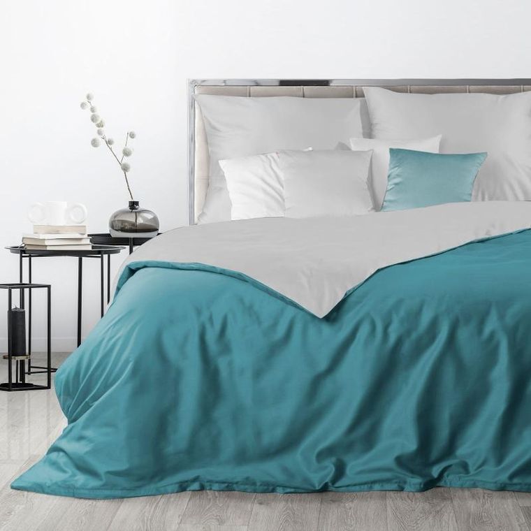 Eurofirany, komplet pościeli Nova3, 220-200 cm, 2-70-80 cm, jasnoszary