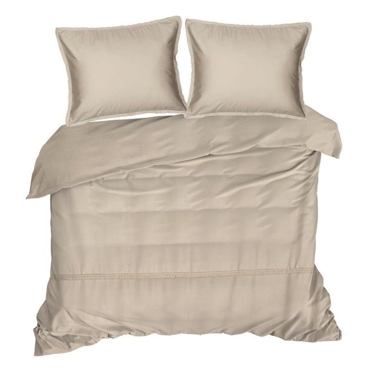 Eurofirany, komplet pościeli retro, 160-200 cm, beżowy