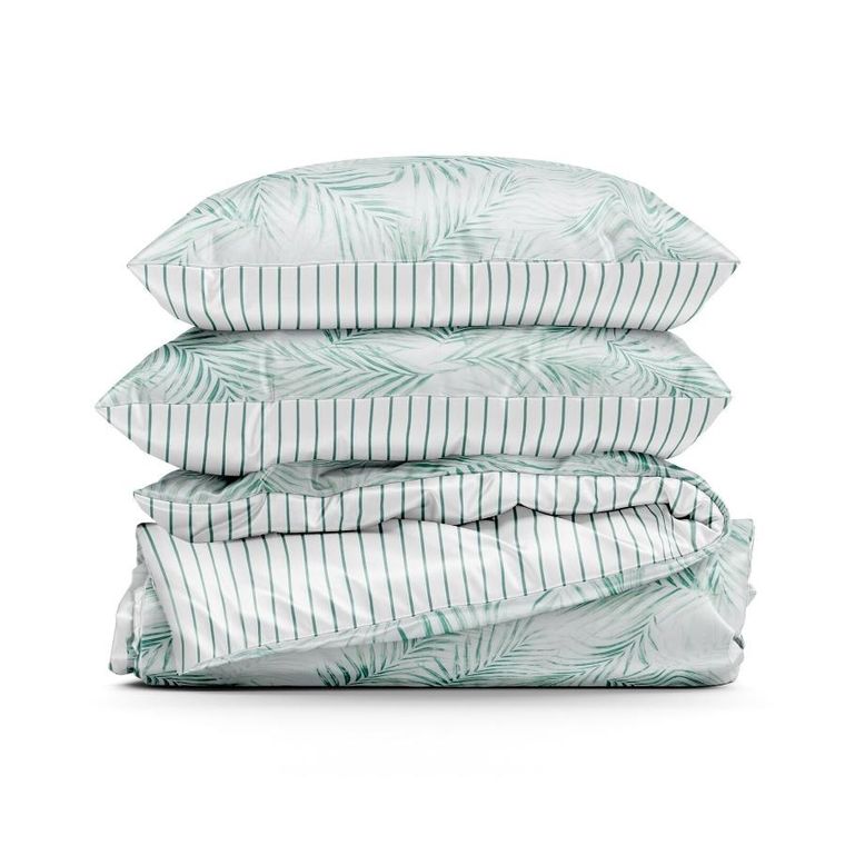 Eurofirany, komplet pościeli satynowej, Raya3, 160-200 cm, biały