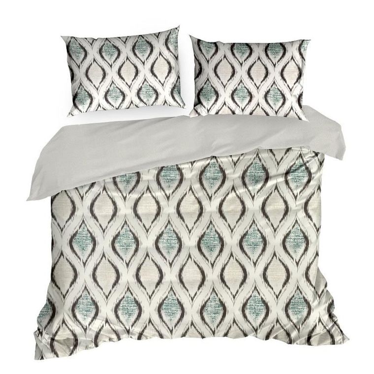 Eurofirany, komplet pościeli satynowej, Spring, 220-200 cm, 2-70-80 cm, wielokolorowy