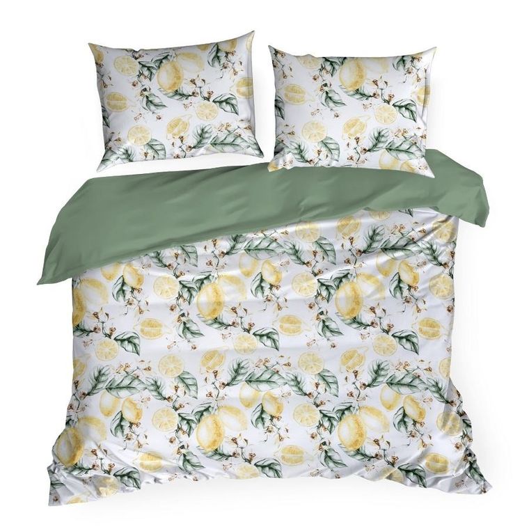 Eurofirany, komplet pościeli satynowej, spring 91, 160-200 cm, biały