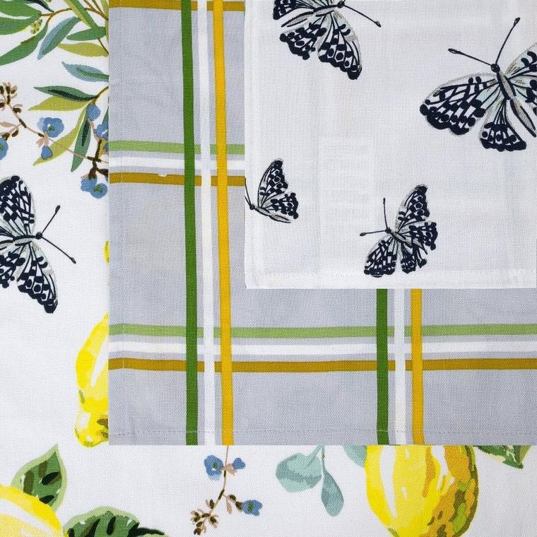 Eurofirany, komplet ręczników kuchennych, lemon, 50-70 cm, żółty