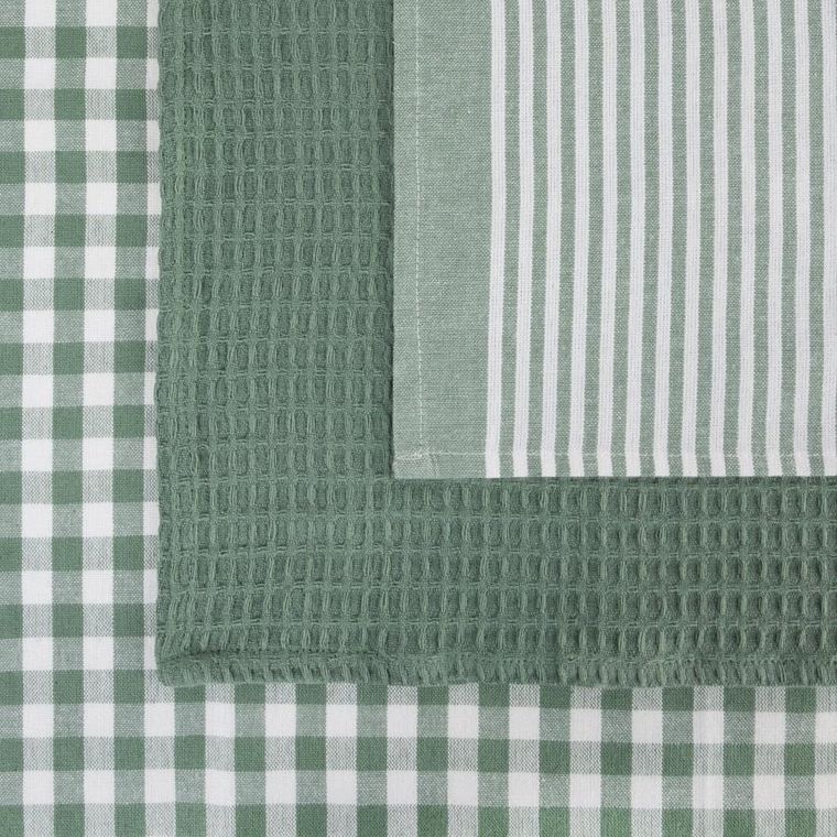 Eurofirany, komplet ręczników kuchennych, Lucy, 50-70 cm, biały