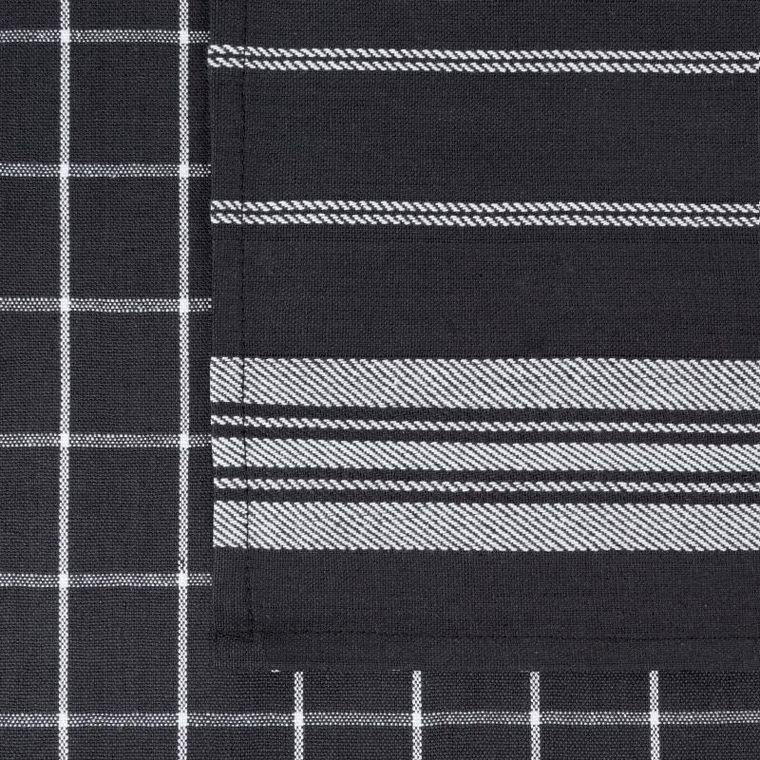 Eurofirany, komplet ręczników kuchennych, Rubi, 50-70 cm, stalowy