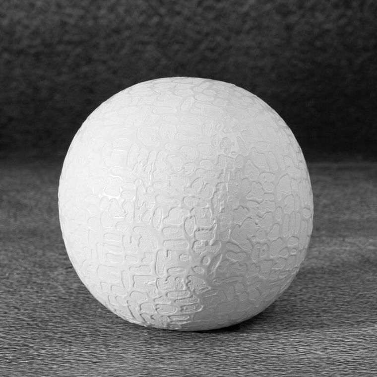 Eurofirany, kula dekoracyjna, Riso, 10-10 cm, biały