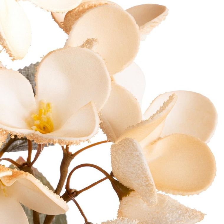 Eurofirany, kwiat flore, 17-70 cm, jasnobeżowy