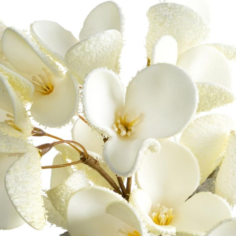 Eurofirany, kwiat flore, 17-70 cm, kremowy