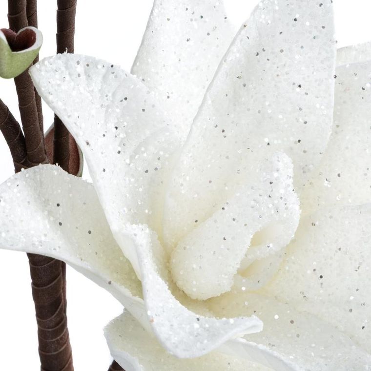 Eurofirany, kwiat flore, 20-77 cm, biały