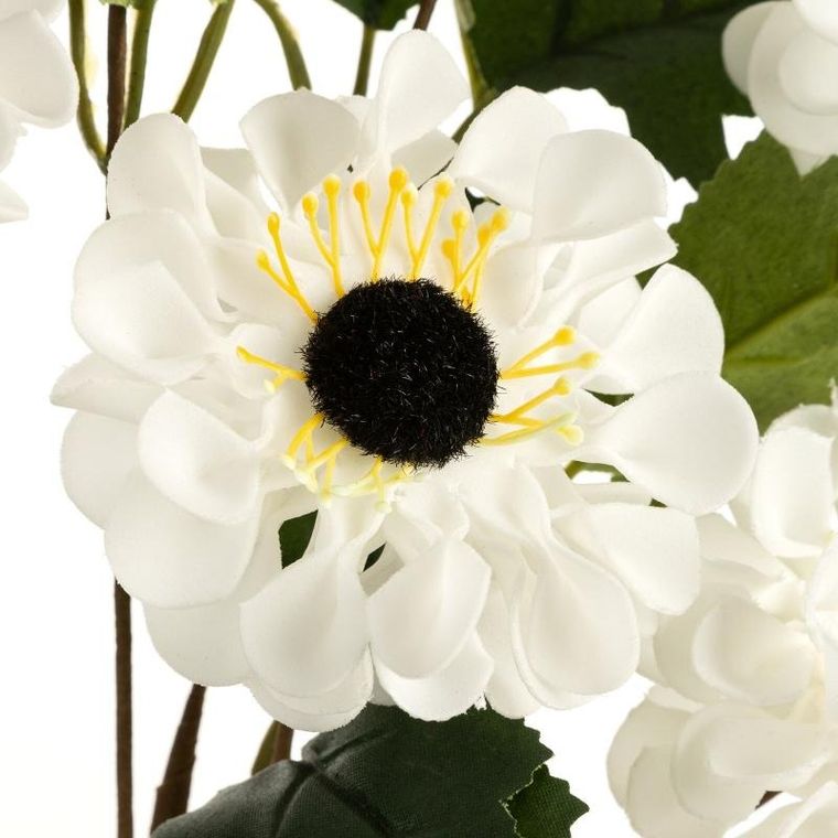 Eurofirany, kwiat Flore, 53 cm, biały