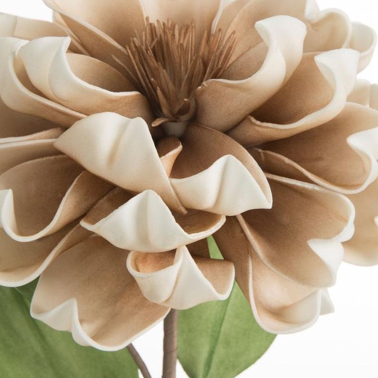 Eurofirany, kwiat flore, 65 cm, jasnobeżowy