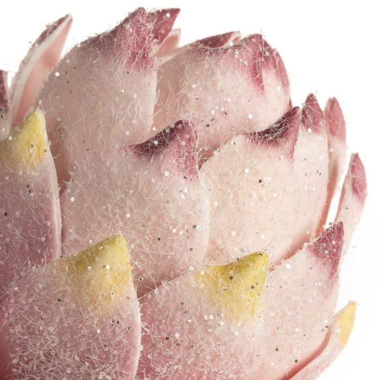 Eurofirany, kwiat Flore, 67 cm, różowy