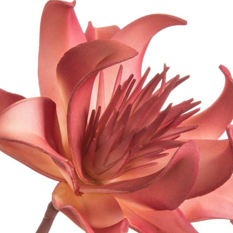 Eurofirany, kwiat flore, 71 cm, ciemnoróżowy