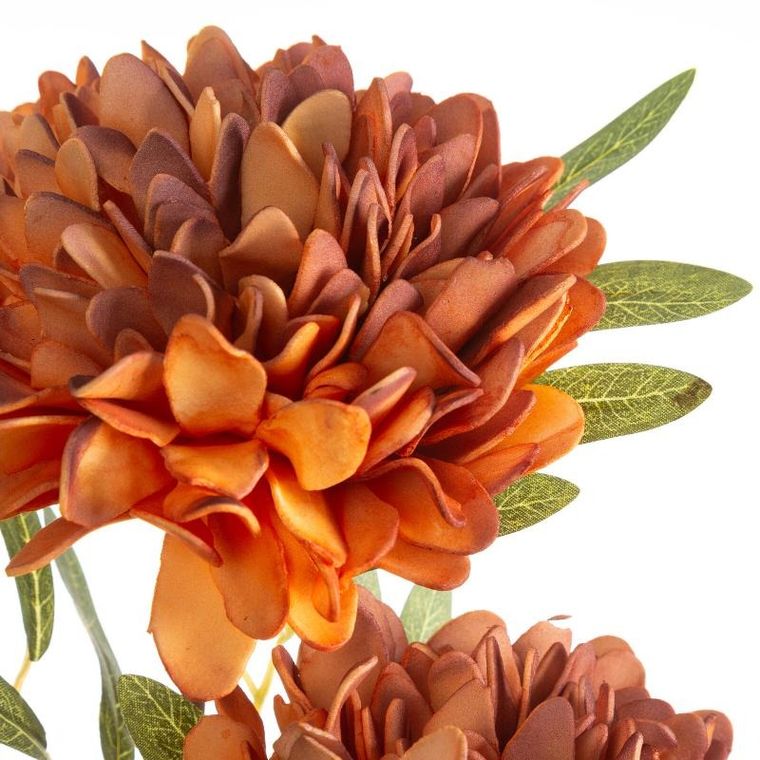 Eurofirany, kwiat flore, 72 cm, pomarańczowy