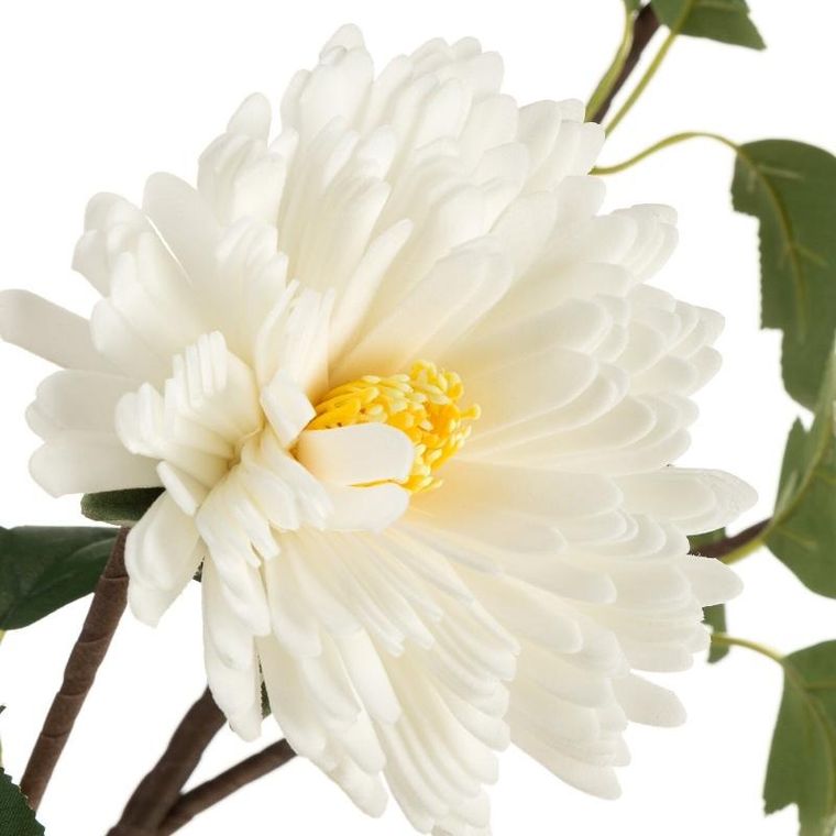 Eurofirany, kwiat Flore, 76 cm, biały