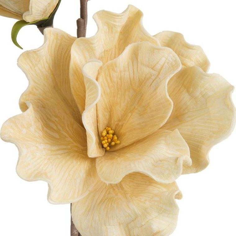 Eurofirany, kwiat Flore, 76 cm, jasnobeżowy