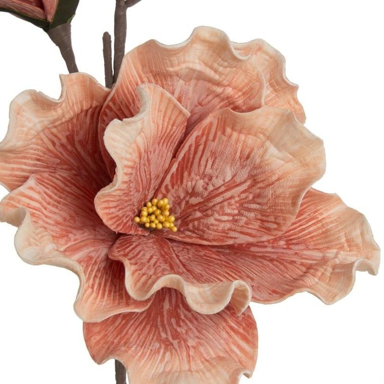 Eurofirany, kwiat Flore, 76 cm, pomarańczowy