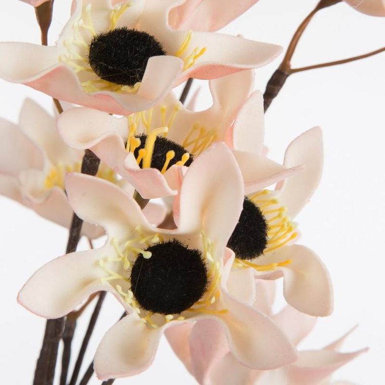 Eurofirany, kwiat Flore, 79 cm, różowy