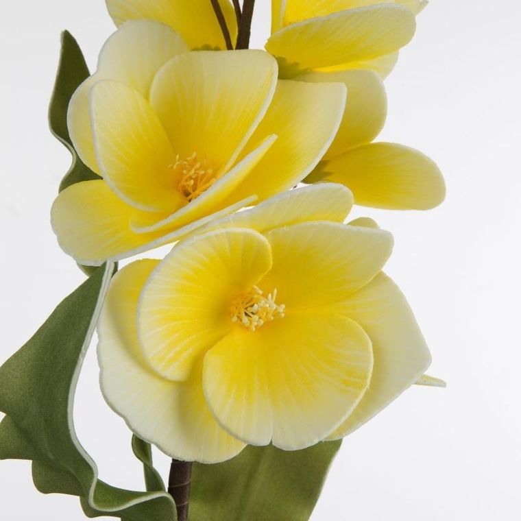 Eurofirany, kwiat Flore, 80 cm, żółty