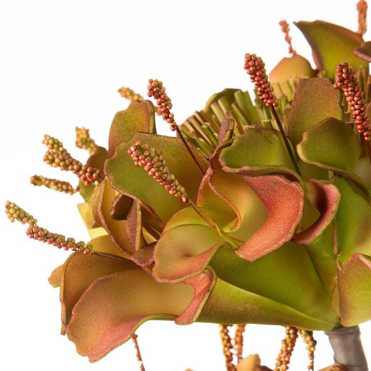 Eurofirany, kwiat flore, 88 cm, zielony