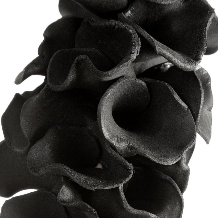 Eurofirany, kwiat flore, 90 cm, czarny