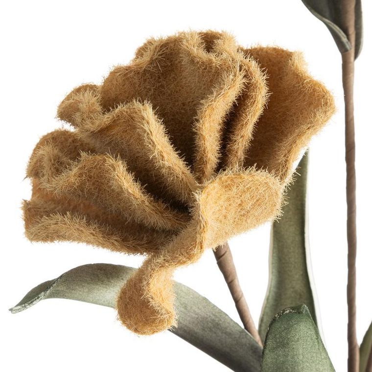 Eurofirany, kwiat flore, 94 cm, jasnobrązowy