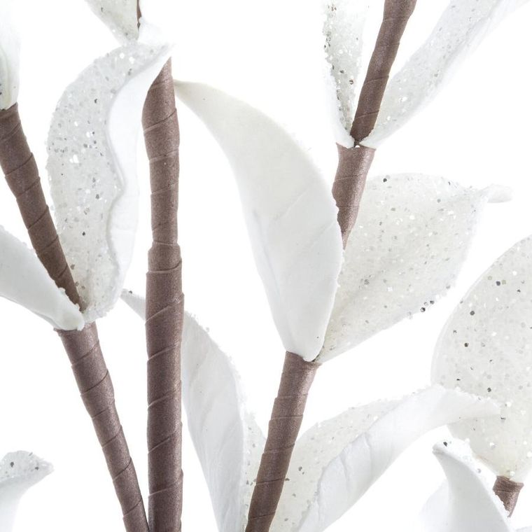 Eurofirany, kwiat flore, 95 cm, biały