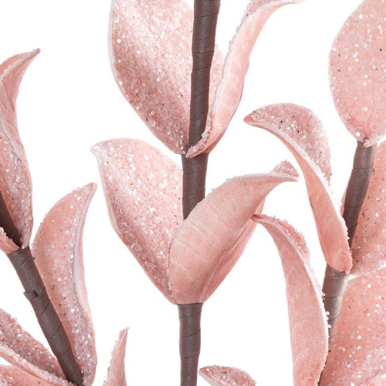 Eurofirany, kwiat flore, 95 cm, różowy