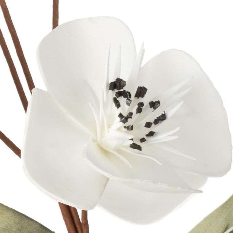 Eurofirany, kwiat Flore, biały