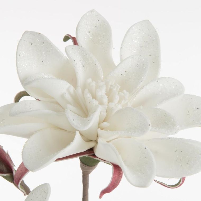 Eurofirany, kwiat Flore, biały