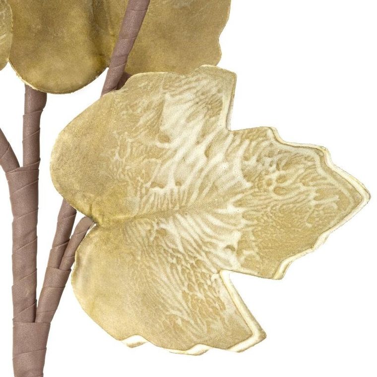 Eurofirany, kwiat Flore, brązowy