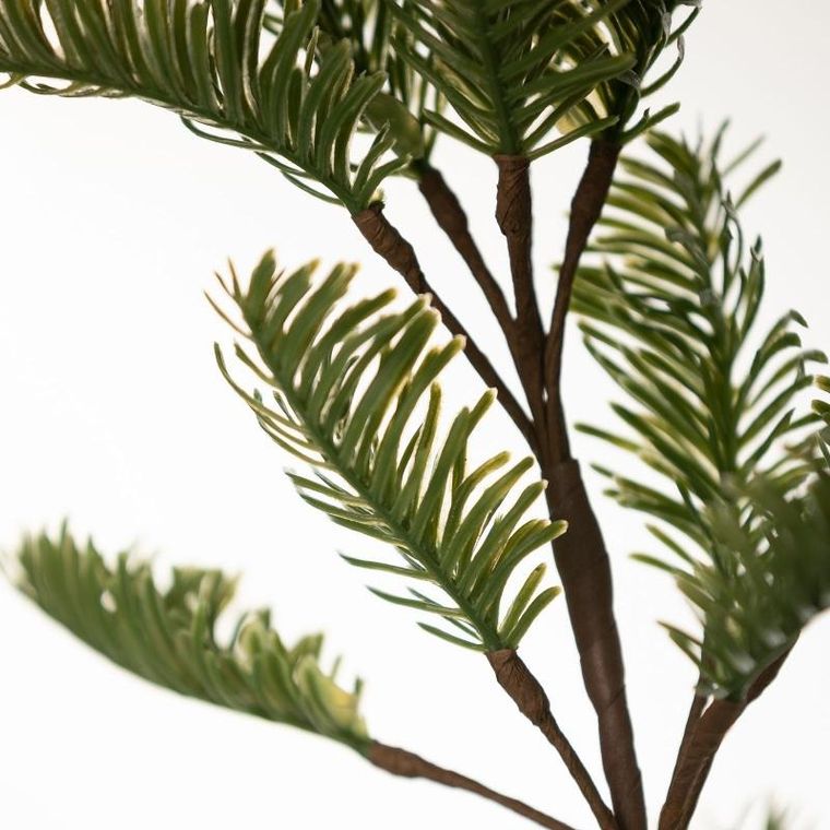 Eurofirany, kwiat Flore, długość 80 cm, długość liść 10 cm, zielony