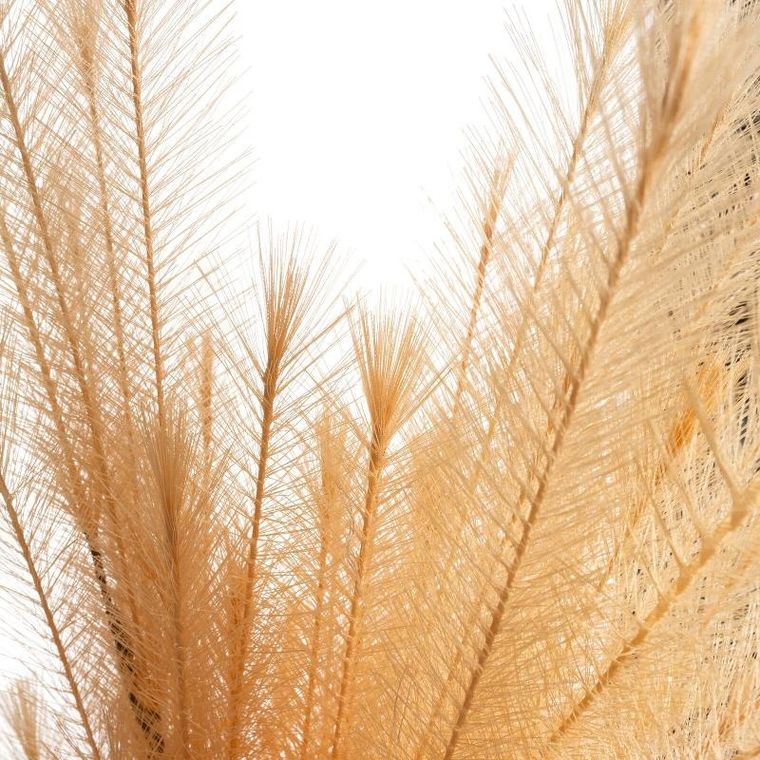 Eurofirany, kwiat Flore, długość 80 cm, długość trawa 47 cm, jasnobrązowy