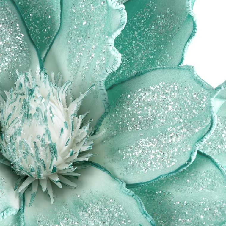 Eurofirany, kwiat Flore, długość 80 cm, średnica kwiat 40 cm, miętowy