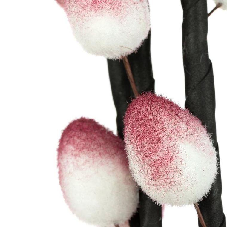 Eurofirany, kwiat Flore, długość 96 cm, długość ozdoby 68 cm/3 różowy