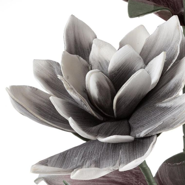 Eurofirany, kwiat flore, srebrny