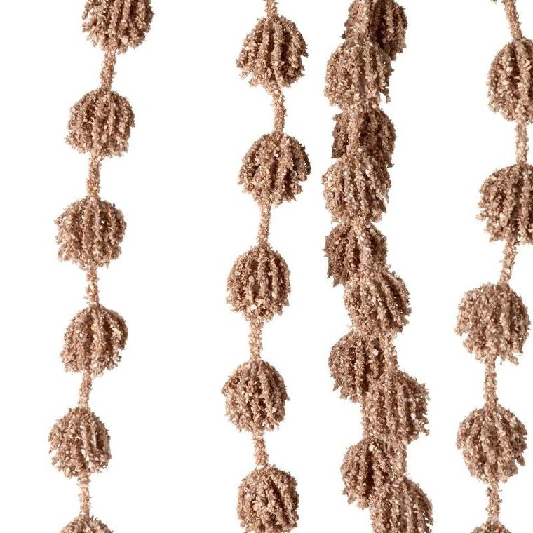 Eurofirany, kwiat Natu, 100 cm, ciemnoróżowy