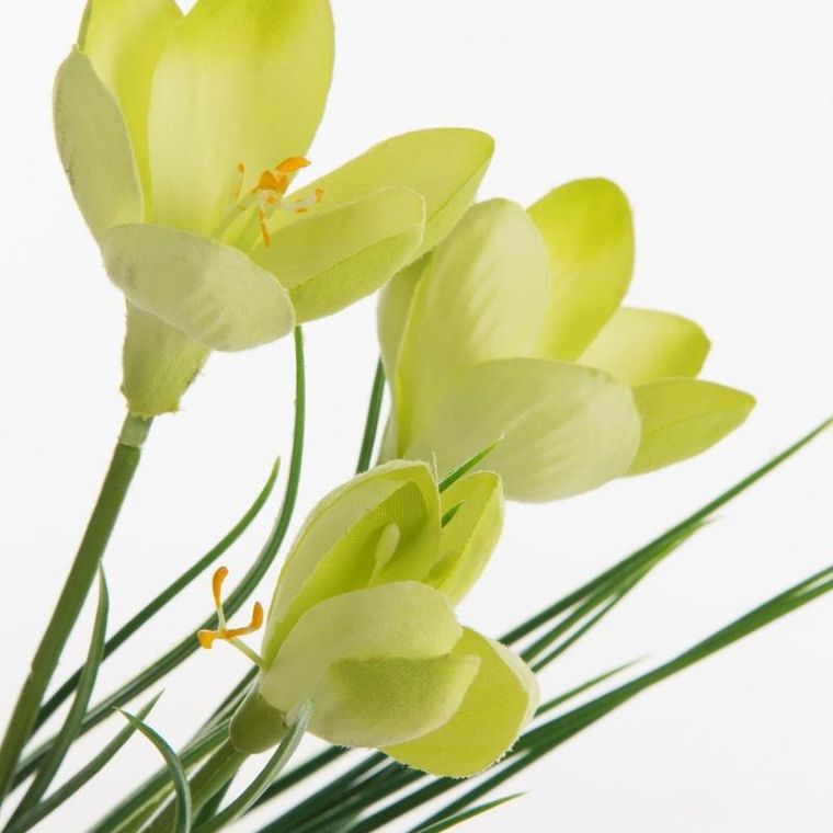 Eurofirany, kwiat natu, 30 cm, zielony