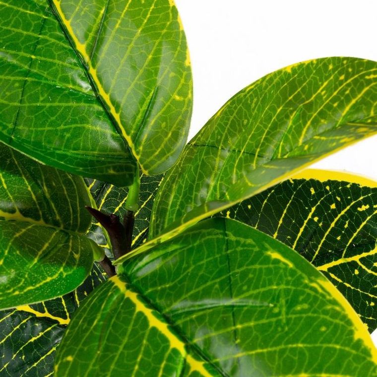 Eurofirany, kwiat Natu, 3długość 40 cm, długość z liśćmi 22 cm, liść 16 cm, zielony