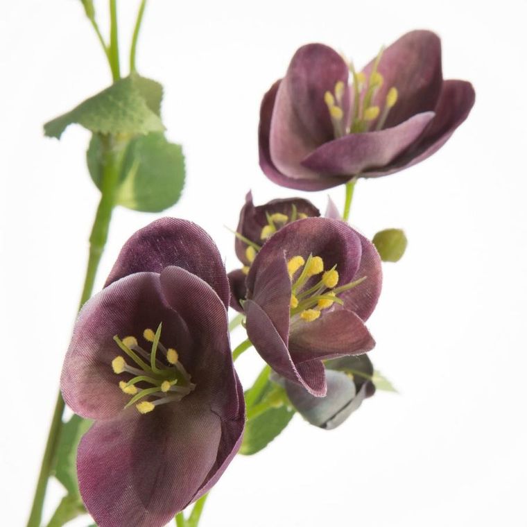 Eurofirany, kwiat natu, 40 cm, fioletowy