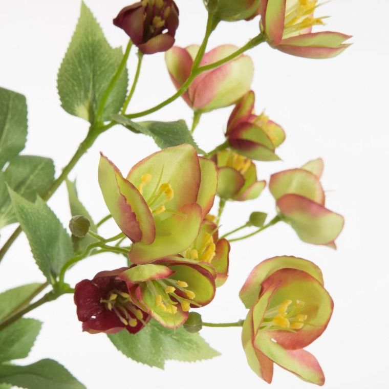 Eurofirany, kwiat natu, 40 cm, zielony