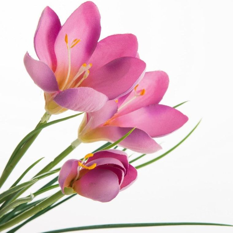 Eurofirany, kwiat natu 468 30 cm, różowy