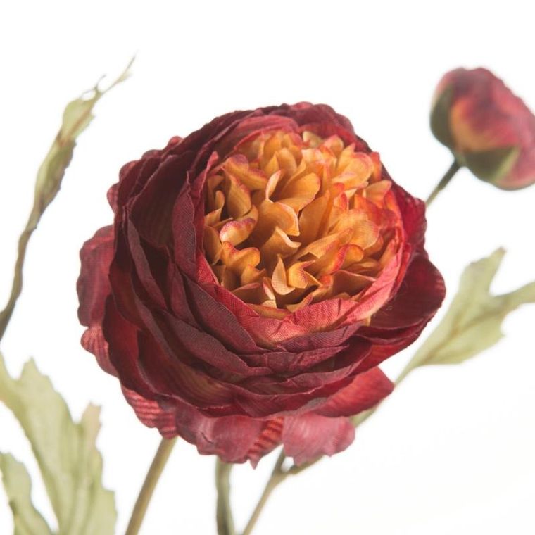 Eurofirany, kwiat Natu, 52 cm, bordowy