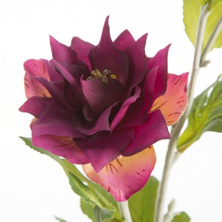 Eurofirany, kwiat Natu, 65 cm, ciemnofioletowy