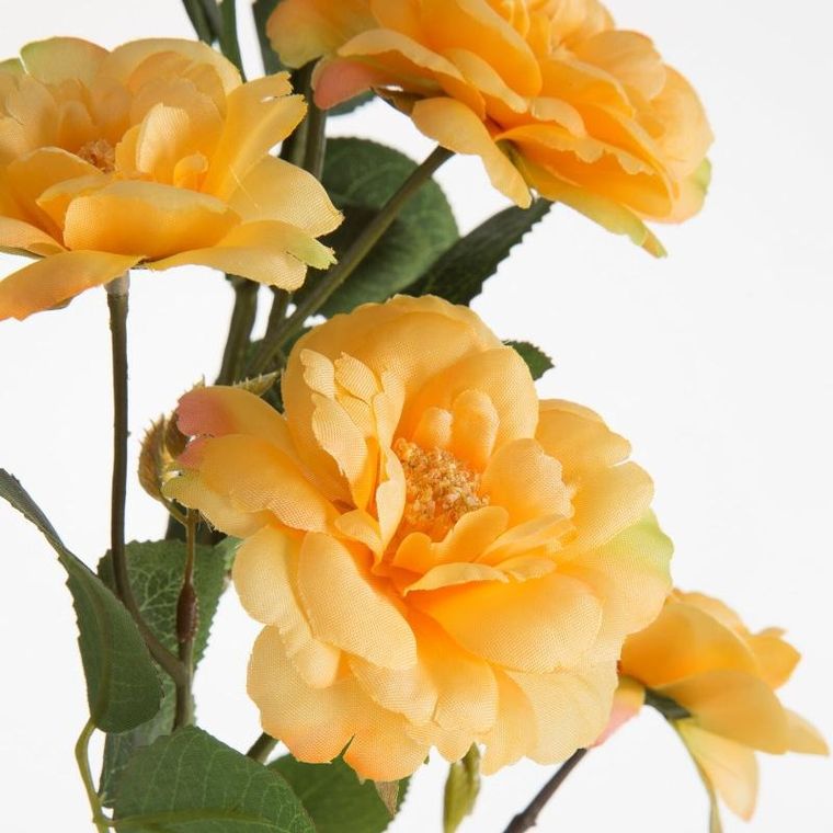 Eurofirany, kwiat Natu, 72 cm, jasnopomarańczowy