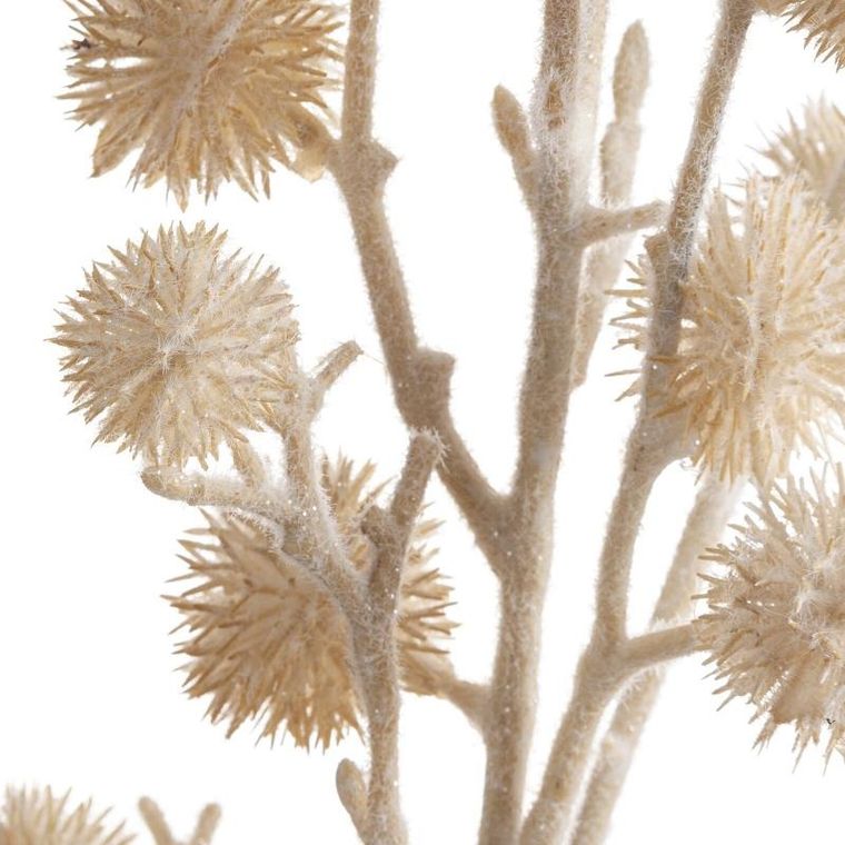 Eurofirany, kwiat Natu, 74 cm, kremowy