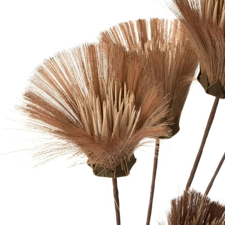 Eurofirany, kwiat natu, 77 cm, brązowy